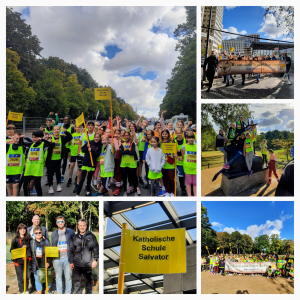 Collage Stimmung beim Marathon