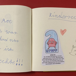 Fontanehaus- 3c und 4c der Filiale beim Kinderrechtetag