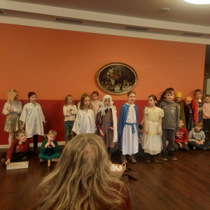 Advent, Besuch der 2b im Altenheim