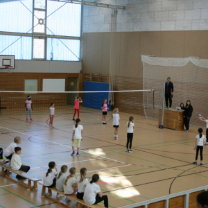 Ball über die Schnur..
