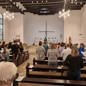 Abschlussgottesdienst der 6. Klassen.