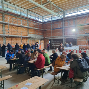 Stärkung nach den feierlichen Reden