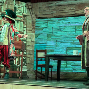 5. und 6. Klassen bei der Aufführung der Weihnachtsgeschichte