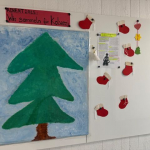 Adventsschmuck in der Filiale