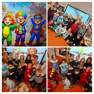 1b in Faschingslaune