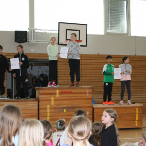 Siegerehrung 4. Klassen